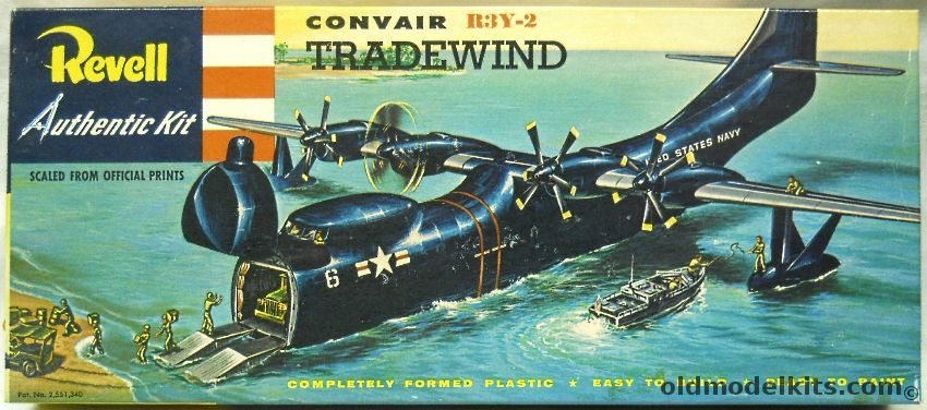 Revell 1/168 Convair R3Y-2 Tradewind -  'S' Issue No Rivet Detail - (R3Y2), H238-98 plastic model kit